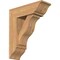 Ekena Millwork Funston Traditional Smooth Bracket w/ Offset Brace, Western Red Cedar, 7 1/2"W x 22"D x 26"H BKT0806X22X26FST01SWR - alternate 1